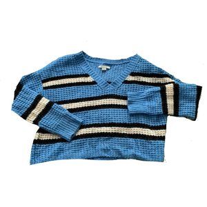 blue stripe sweater
